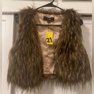 Forever 21 Faux Fur Vest